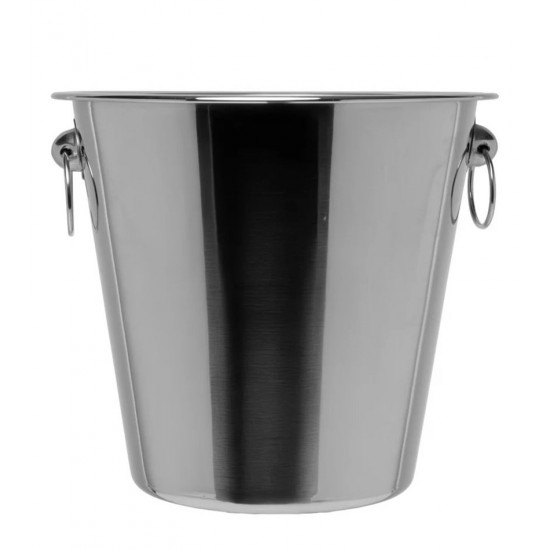 Balde 12X14CM 900ML Para gelo De Aço Inox